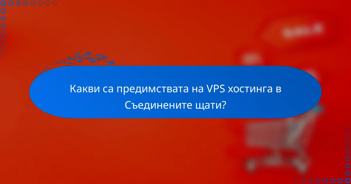 Какви са предимствата на VPS хостинга в Съединените щати?